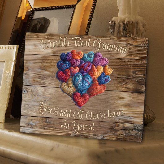 世界のグ最高のラマ名パーソナライズされたハート フォトプラーク