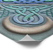 世界のケルト色の目のファインアートポスター ポスター (角)