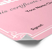 世界のケーキ最高のメーカー ポスター (角)