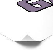 世界のゲーマー最高のレトロのロゴ ポスター (コーナー)