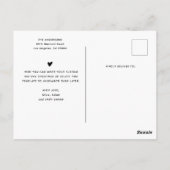 世界のコラージュへの喜びクリスマス4枚の写真 ポストカード (裏面)