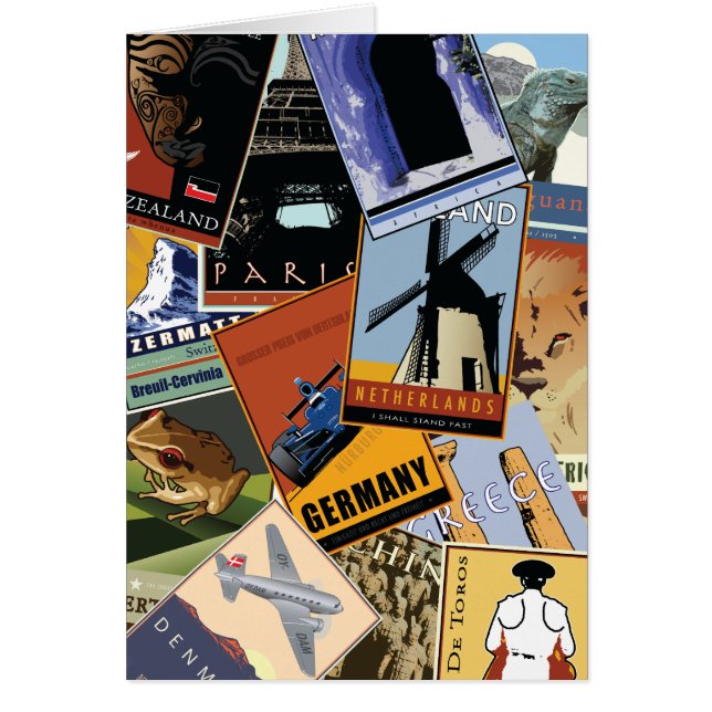 世界のコラージュ (正面)