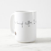 世界のコーヒーを支配して下さい コーヒーマグカップ (正面左)