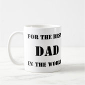 世界のコーヒー・マグの最も最高のなパパのため コーヒーマグカップ (左)