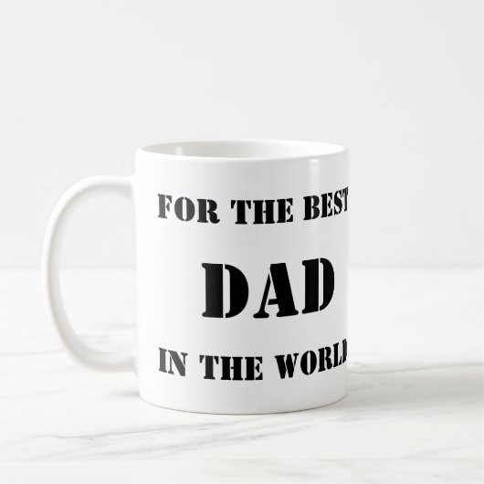 世界のコーヒー・マグの最も最高のなパパのため コーヒーマグカップ (左)
