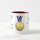 世界のコーヒ最高のーマグ・スティーラーノベルティギフトアイディア ツートーンマグカップ (中央)