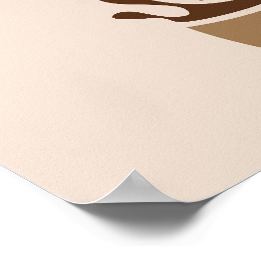 世界のコ最高のーヒーが出た ポスター (角)