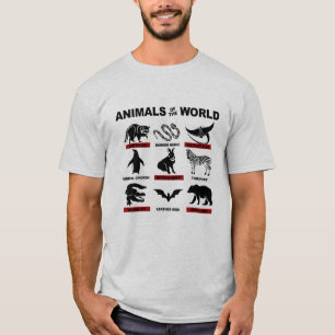 世界のゴミパンダ危険麺の動物 Tシャツ