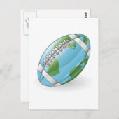 世界のサッカーボールの概念 ポストカード (正面/裏面)