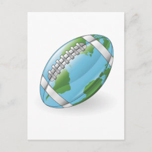 世界のサッカーボールの概念 ポストカード
