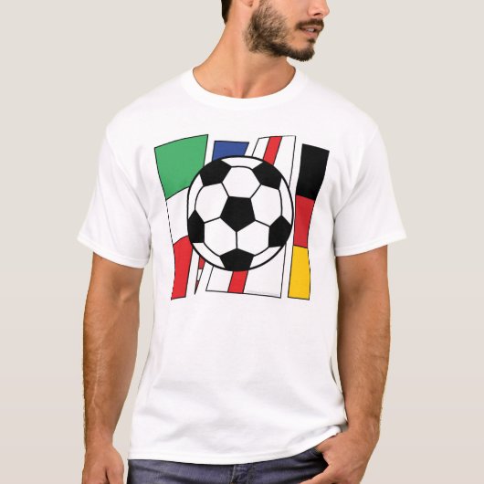 世界のサッカー Tシャツ (正面)