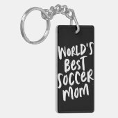 世界のサッカ最高のーマムトレンディー写真 キーホルダー (正面左)
