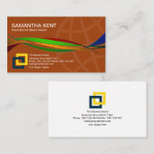 世界のサプライチェーンの衝撃波 名刺 (正面/裏面)