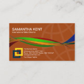 世界のサプライチェーンの衝撃波 名刺 (正面)