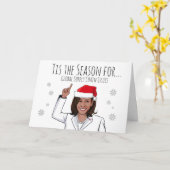 世界のサプライチェーン問題の季節 カード (黄色い花)