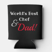 世界のシェフ最高の&パパクーラーボックス 缶クーラー (裏面)