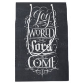 世界のシャルボードクリスチャン書道への喜び ミディアムペーパーバッグ (正面)