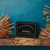 世界のスカウト最高のリーダー賞卓上プラーク フォトプラーク (側面)