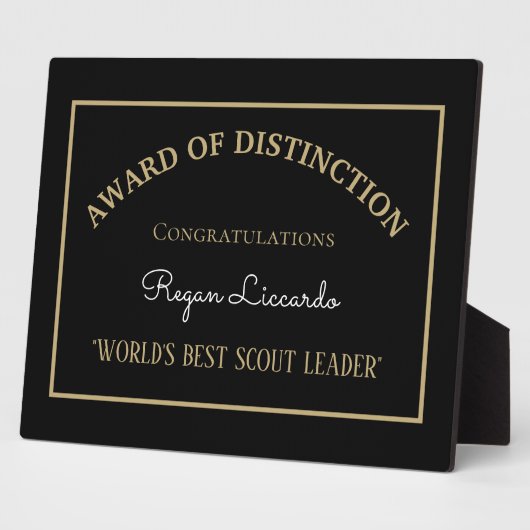 世界のスカウ最高のト団長のプラーク フォトプラーク (側面)