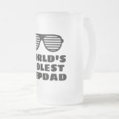 世界のステップダクールッド、ガラスビアマグ フロストグラスビールジョッキ (正面右)