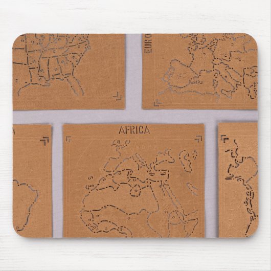 世界のステンシル マウスパッド (正面)