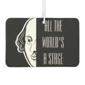 世界のステージシェイクスピア引用文のセスピアン カーエアーフレッシュナー (裏面)