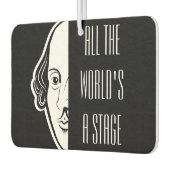 世界のステージシェイクスピア引用文のセスピアン カーエアーフレッシュナー (左)