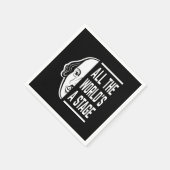 世界のステージシェークスピア引用文 スタンダードカクテルナプキン (角)