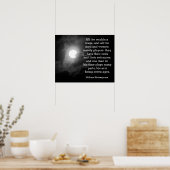 世界のステージ – シェークスピア引用文プリント ポスター (キッチン)