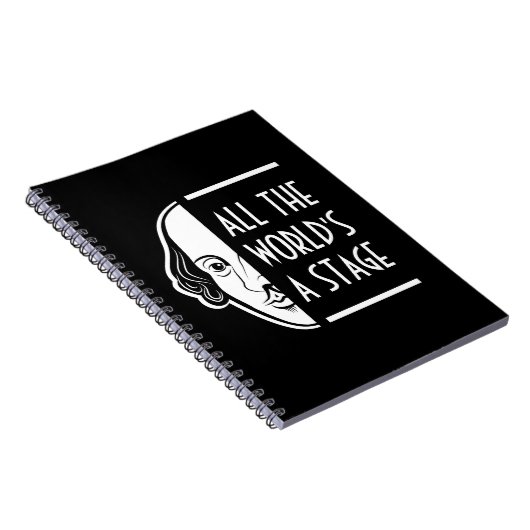 世界のステージ・シェークスピア・セスピアン引用文 ノートブック (右側)