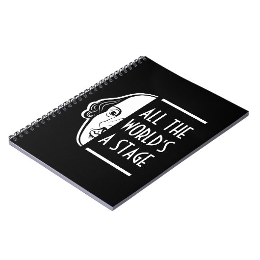 世界のステージ・シェークスピア・セスピアン引用文 ノートブック (左側)