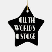 世界のステージ セラミックオーナメント (右)