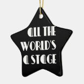 世界のステージ セラミックオーナメント (左)