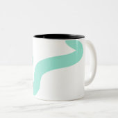 世界のスネークマ最高のマ – カスタマイズ可能 ツートーンマグカップ (正面右)