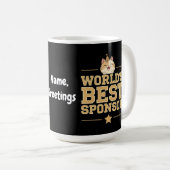 世界のスポン最高のサ・エバー食品銀行ボランティア コーヒーマグカップ (正面右)