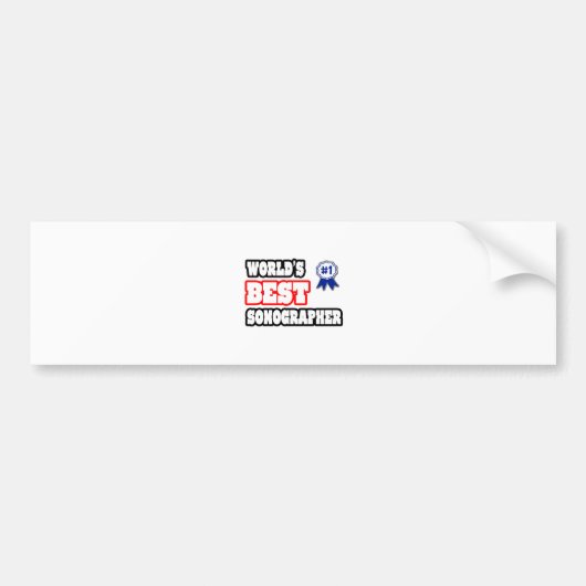 世界のソノグ最高のラー バンパーステッカー (正面)