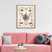 世界のチャンピオンライダー、チャールズ・W・フィッシュ。 キャンバスプリント (インサイチュ (リビング))