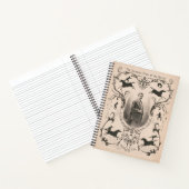 世界のチャンピオンライダー、チャールズ・W・フィッシュ。 ノートブック (内部)