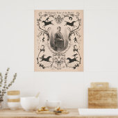 世界のチャンピオンライダー、チャールズ・W・フィッシュ。 ポスター (キッチン)