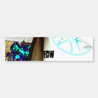 世界のチームロゴの終わり バンパーステッカー