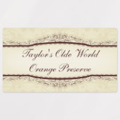 世界のデザイン食品をパーソナライズする簡単 ラベル (デザイン2)