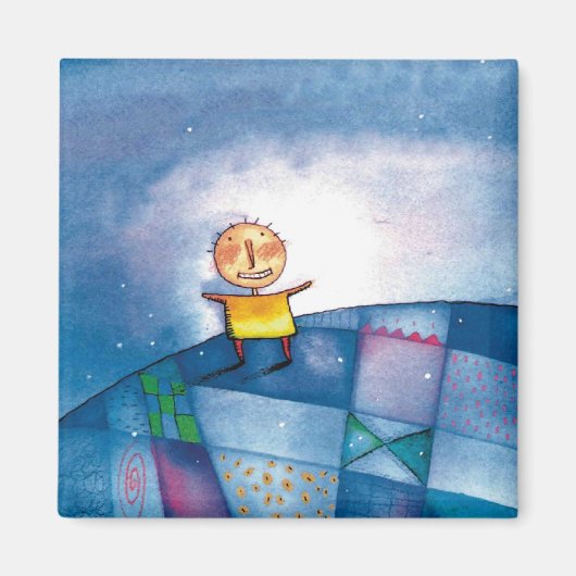 世界のトップ マグネット (正面)