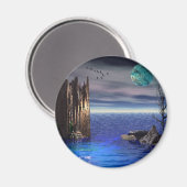 世界のトップ/ラウンドマグネット マグネット (正面/裏面)