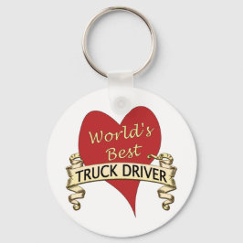 世界のトラック最高のの運転手 キーホルダー
