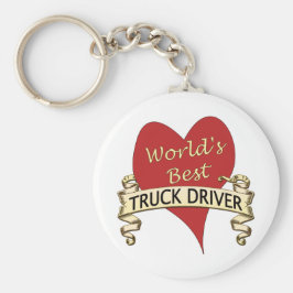 世界のトラック最高のの運転手 キーホルダー