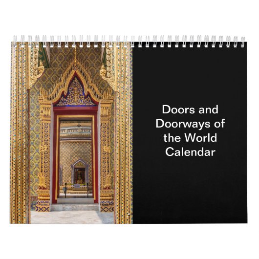 世界のドアと出入り口 カレンダー (カバー)