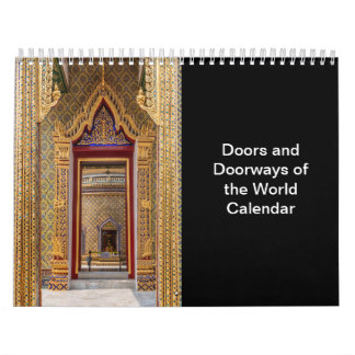 世界のドアと出入り口 カレンダー