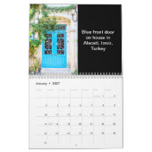 世界のドアと出入り口 カレンダー (1月 2027)