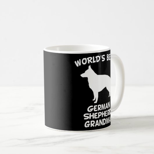 世界のドイツ最高のの羊飼いおばあちゃん犬のオーナー コーヒーマグカップ (正面右)