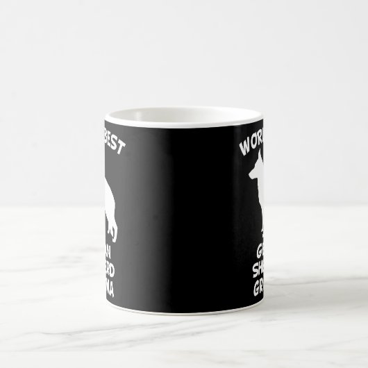 世界のドイツ最高のの羊飼いおばあちゃん犬のオーナー コーヒーマグカップ (中央)